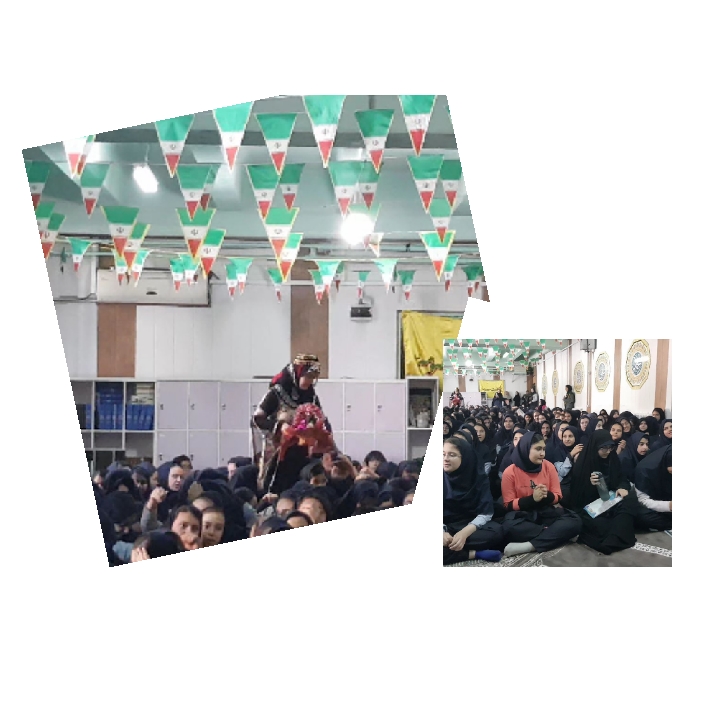 جشن میلاد پیامبر اکرم (ص) و امام جعفر صادق(ع) در دبیرستان برگزار شد.